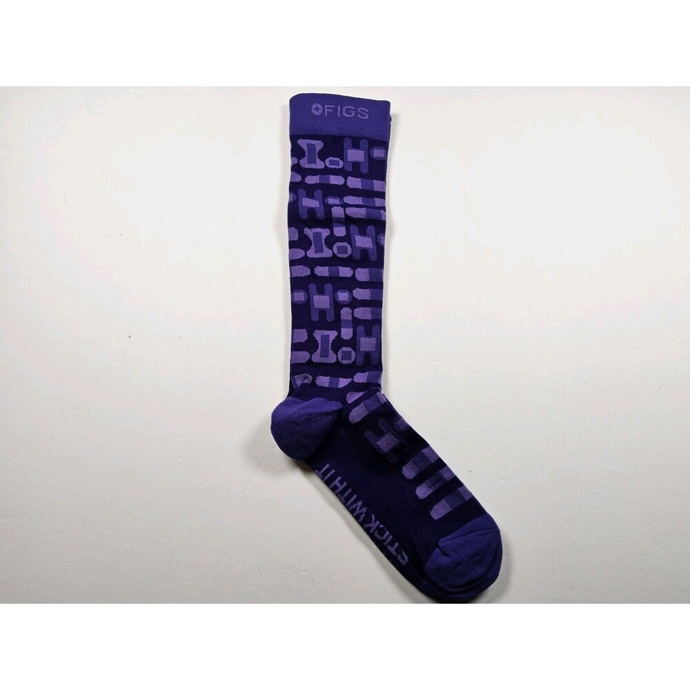 FIGS Compression Stick With It Bandages Nurse Medical Socks Size L
